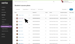 student course planner list